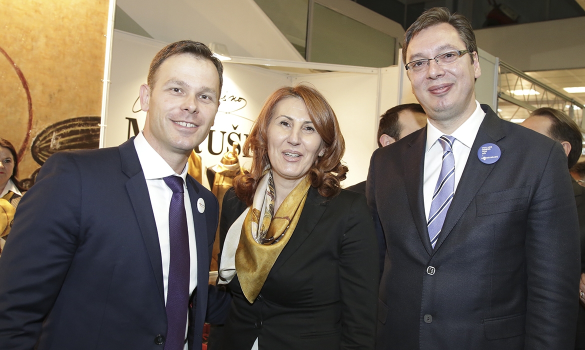 Premijer na Maruškinom štandu na 38. Međunarodnom sajmu turizma u Beogradu