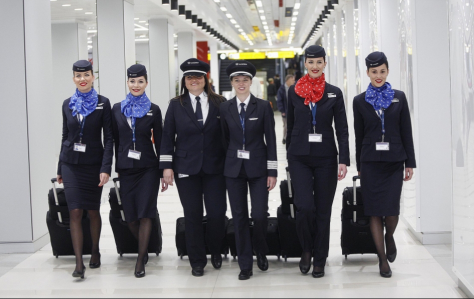 Air Serbia - Prva kompletna ženska posada
